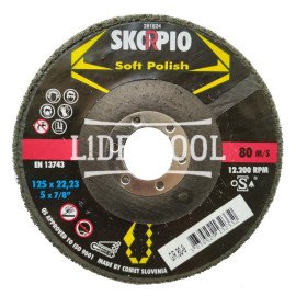 Swatycomet - Круг лепестково торцевой  SwatyComet 27	FLAP DISCS  SKORPIO CERAMIC 125*22,23, купить по цене 88.08грн.