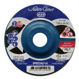 Круг лепестково торцевой  SwatyComet 27	FLAP DISCS  SKORPIO CERAMIC 125*22,23