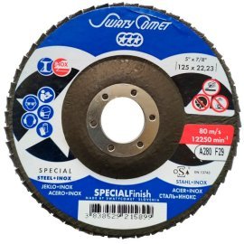 Круг лепестково торцевой  SwatyComet 27	FLAP DISCS  SKORPIO CERAMIC 125*22,23