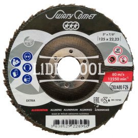 Swatycomet - Круг лепестково торцевой SwatyComet F29 FLAP DISCS EXTRA ALUMINIUM 125*22,23  Z80, купить по цене 93.95грн.