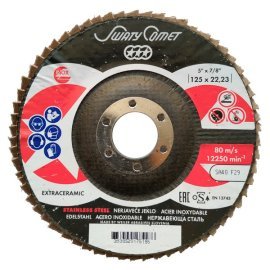 Круг лепестково торцевой  SwatyComet 27	FLAP DISCS  SKORPIO CERAMIC 125*22,23